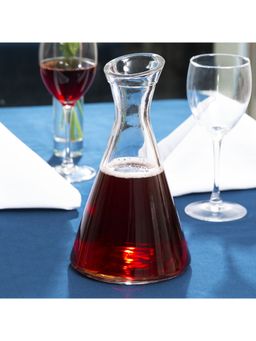 Ober Glass - Pisa Glass Wine Decanter Lead Free 1000ml Transparent Set of 1
