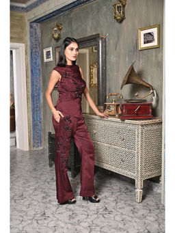 Bani Khurana - Brown Embellished Co-Ord Set