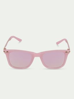 DukieKooky - Unisex Kids Pink Wayfarer Sunglasses with UV Protected Lens DKSG344C