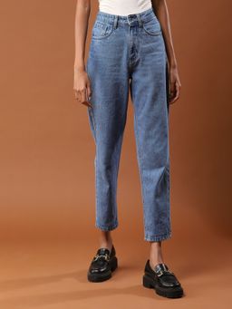 Aarke Ritu Kumar - Mid Wash Straight-leg Jeans
