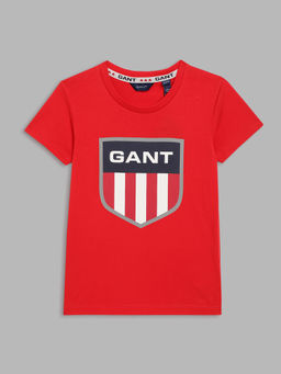 GANT - Kids Red Printed T-shirt