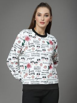 KASSUALLY - Love Printed Sweatshirt