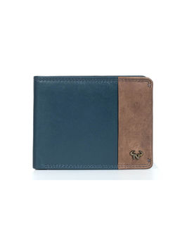 Calfnero - Men Blue Modern Leather Wallet
