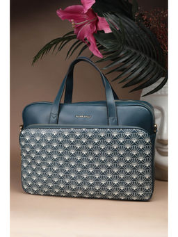 Allen Solly - Women Teal Printed Handbag