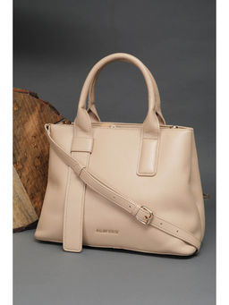 Allen Solly - Women Beige Handbag with Detachable Strap