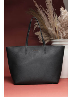 Allen Solly - Women Black Solid Tote Bag