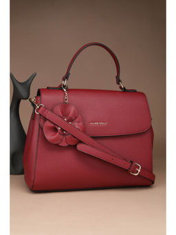 Allen Solly - Women Maroon Casual Sling Bag with Key Chain