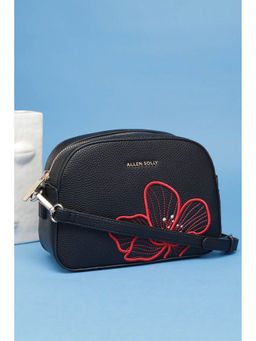 Allen Solly - Women Black Embroidered Sling Bag