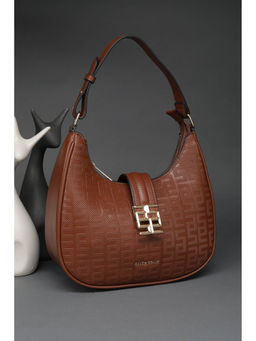 Allen Solly - Women Brown Textured Handbag