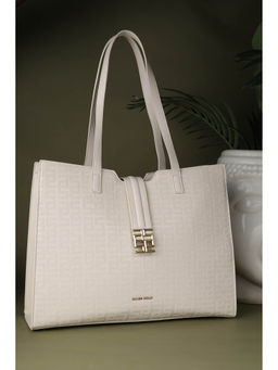 Allen Solly - Women Off White Textured Handbag