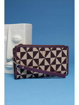 Allen Solly - Women Wine Printed Casual Wallet
