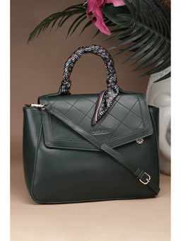 Allen Solly - Women Green Casual Handbag with Detachable Strap