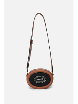 Allen Solly - Women Brown and Black Sling Bag