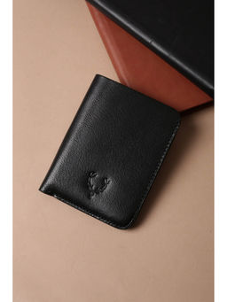 Allen Solly - Men Black Solid Leather Wallet