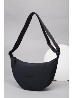 Van Heusen - Women Black Solid Casual Handbag