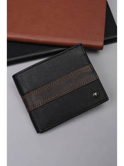 Van Heusen - Men Black Leather Wallet