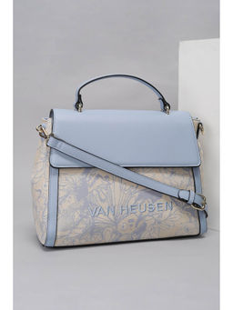 Van Heusen - Women Blue and Beige Floral Printed Sling Bag