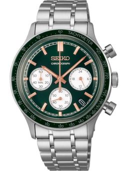 SEIKO - Conceptual Men Green Dial Quartz Watch - SSB481P1