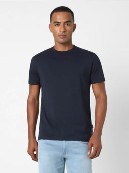 Jack & Jones - Navy Blue Regular Fit T-Shirt
