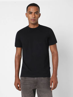 Jack & Jones - Black Regular Fit T-Shirt