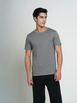 Jack & Jones - Grey Regular Fit T-Shirt
