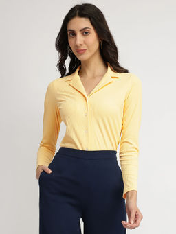 FableStreet - Resort Collar Shirt - Yellow
