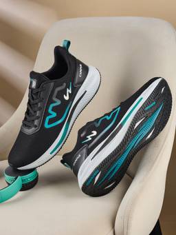 Campus - Rake Black Men's Running Shoes