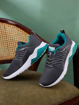 Campus - Mens Crysta Pro Grey Running Shoes