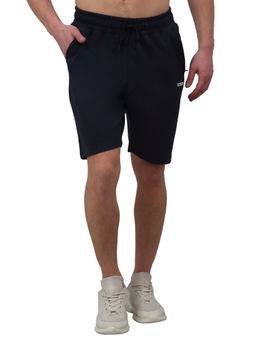 Cantabil - Men Navy Blue Casual Shorts