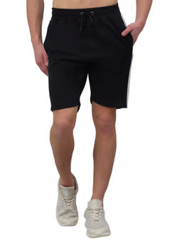Cantabil - Men Navy Blue Casual Shorts