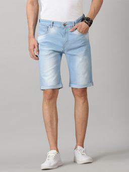VUDU - Light Blue Denim Shorts