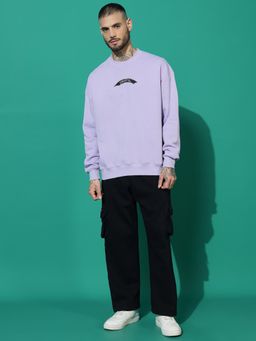 Griffel - Eye Oversized Lavender Tracksuit (Set of 2)