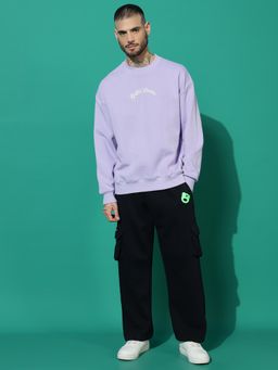 Griffel - Bear Family Oversized Lavender Tracksuit (Set of 2)