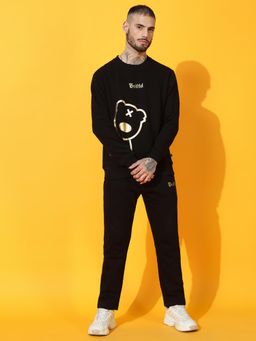 Griffel - Teddy Regular Fit Black Gold Tracksuit (Set of 2)