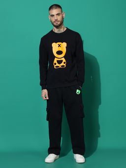 Griffel - Teddy 2.0 Regular Fit Black Orange Tracksuit (Set of 2)