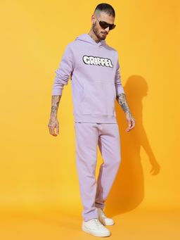Griffel - Bubble Logo Regular Fit Lavender Hoodie Tracksuit (Set of 2)