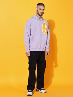 Griffel - 9 Oversized Lavender Hoodie Tracksuit (Set of 2)