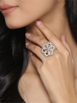 Mitali Jain - Mumtaz Silver Indian Jaal Ring