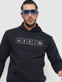 Campus Sutra - Men Printed Hooded Sweatshirt