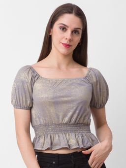 Globus - Grey Printed Top