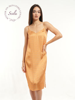 mackly - Womens Printed Polyester Slip Dress