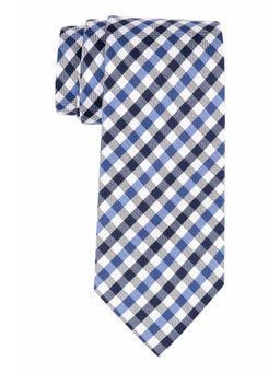 The Tie Hub - Old School Purple And Black Silk Necktie