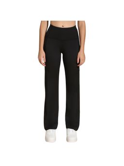 Silvertraq - Luna Sculpt Straight Trackpants Black
