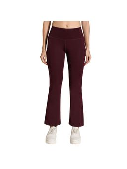 Silvertraq - Luna Sculpt Straight Trackpants Plum