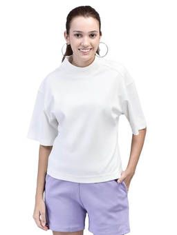 WOODS - White Solid T-Shirt