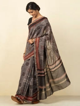 Fabindia - Cotton Silk Printed Sari