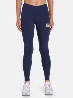 Puma - Cat Logo Womens Blue Tights
