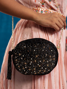 Gajra Gang - Black Starry Night Belt Bag GGACC03 (One Size)