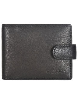 Sassora - Men & Casual, Formal Black Genuine Leather Rfid Business Card Holder (S)