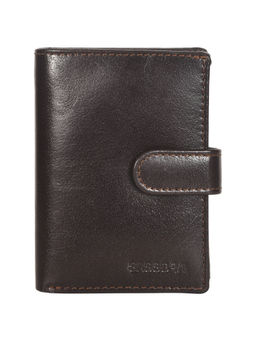 Sassora - Men & Casual, Formal Brown Genuine Leather Rfid Card Holder (S)